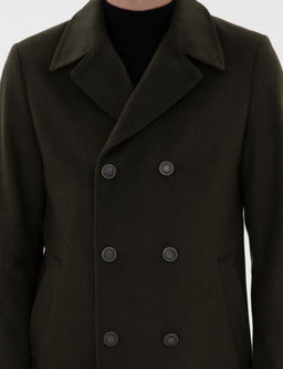 Haki Slim Fit Stamp Pate