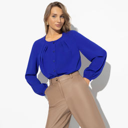 Блуза Миг совершенства (electric blue) - Charutti фото 2