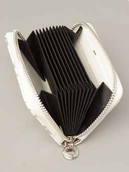 LACCOMA кредитница LA-6377-белый-серебристый натуральная кожа  фото 4