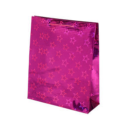 Цена за 12 шт. Пакет подарочный 23х27х7,5 голография / GW-112 /уп 12/960/плотность бумаги 128г/м2 - Галеонтрейд фото 4