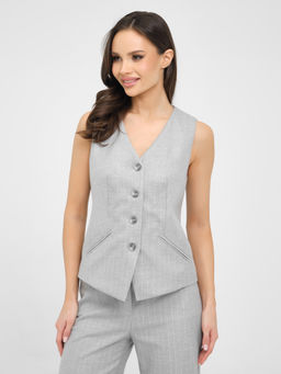 Жилет в полоску с пайетками - Marchello marchellini фото 4