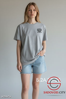 Футболка женская из хлопка