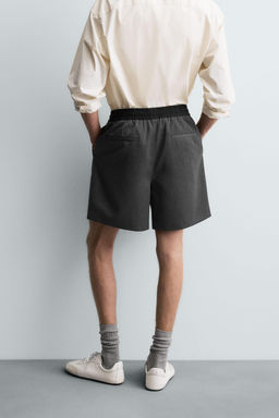 CONTRAST WAIST BERMUDA SHORTS - Zara фото 3