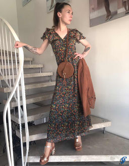 Платье, пестрое