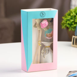 Набор подарочный с диффузором «Ваза с цветком», аромат роза, «Богатство Аромата»