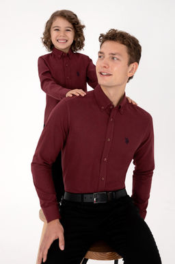 Erkek Bordo Uzun Kollu Basic G_mlek