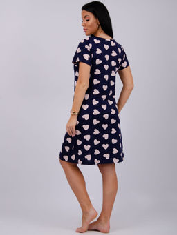 Халат Красотка 6 лав, трикотаж - Малина фото 4