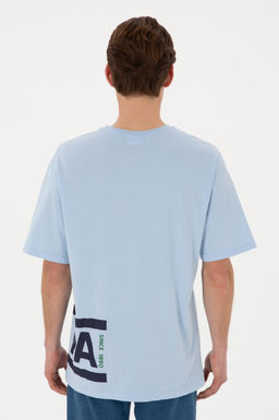 Erkek Bisiklet Yaka A__k Mavi Ti__rt Sepette S_rpriz _ndirim - U.s. polo assn фото 5