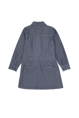 K_z _ocuk Siyah Dokuma Elbise - U.s. polo assn фото 2