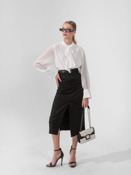 Блузка Лола (белый) - Nadi bordo фото 4