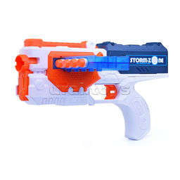 Игровой нобор "Пистолет с маской" с мишенью и мягкими пулями, в коробке