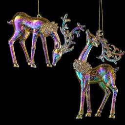 АКЦИЯ Цена за 1 шт. Украшение ErichKrause Decor Олень золотой перламутр 14см