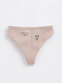 CONTE Трусы бразилиана с тату-рисунками TATTOO STYLE LBR 1479 natural - Conte elegant фото 2