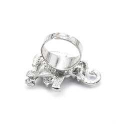 Кольцо с перламутром слон 37*26мм