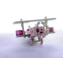 Новогодние украшения для дома: Самолет Биплан 3015 - Idh фото 5