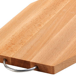 07-4 Доска разделочная ромб малая с мет.руч(х10) - Mayer&boch фото 2