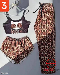 Пижама тройка (майка, шорты, штаны)