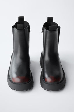 BRUSHED ANKLE BOOTS