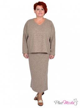 Юбка Модель №1523 размеры 44-84 - Plusmoda фото 11