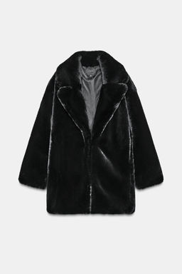 FAUX FUR COAT - Zara фото 3