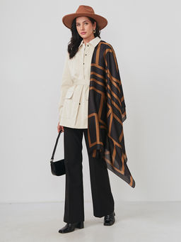 Большой, мягкий, тонкий и очень нежный двусторонний палантин - Tantino фото 2