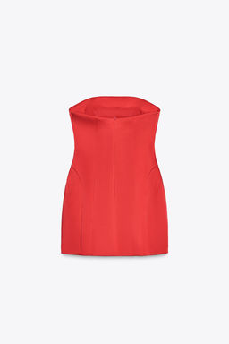 SATIN PLAYSUIT DRESS - Zara фото 6