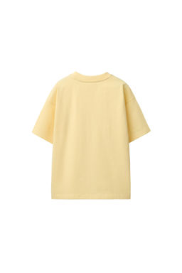 CAMISETA HEAVY WEIGHT TEXTO / Amarillo - Zara фото 7