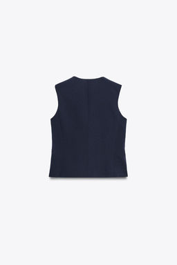 ZW COLLECTION ASYMMETRIC WAISTCOAT - Zara фото 18