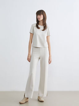 Dar Fit Pa?as? Y?rtma?l? Kad?n Pantolon