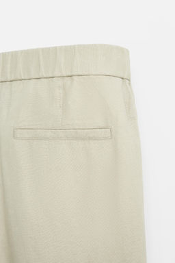 100% LINEN TROUSERS - Zara фото 20