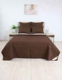 -70% Покрывало ВиФтекс Grand POKVIFG03 (Цв. Шоколад) 2 спальный фото 2
