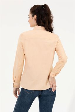 Рубашка женская шафрановая Uzunkol Basic - U.s. polo assn фото 5