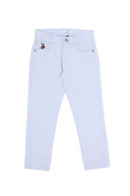Голубые брюки из плотной ткани для мальчика - U.s. polo assn фото 2