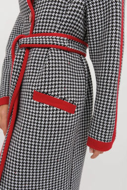 БЕЛАРУСЬ Кардиган Д 2867/черно-красный