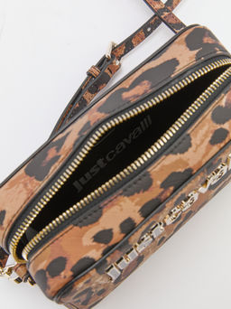 Женское кросс-боди JUST CAVALLI METAL LETTERING Артикул 4107665, леопардовый принт  фото 5