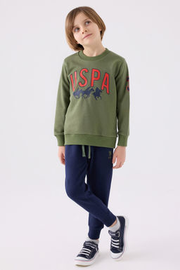 Erkek _ocuk Haki Pijama Tak_m_