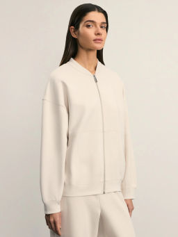 Толстовка на молнии с декоративными швами / Zarina  фото 3