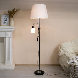 Торшер 19030/2BK E27 40Вт черный 41х41х180 см