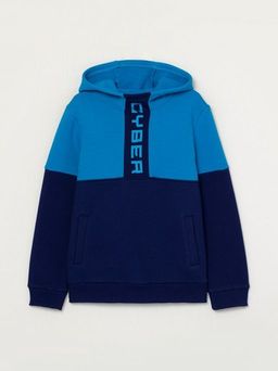 CRB wear/CWJB 62920-42-294 Джемпер модель худи для мальчика, синий/Ex.Cherubino