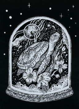 Hobbius GHPB-07 Набор для творчества Гравюра-блокнот 14 x 20 см Безбрежный океан  фото 8