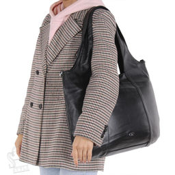Сумка женская кожаная 970282 black Velina Fabbiano-Safenta  в Новосибирске