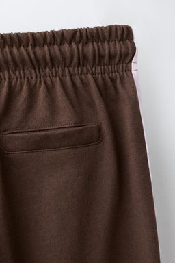 PANTAL?N WIDE LEG BANDAS / Marr?n - Zara фото 4