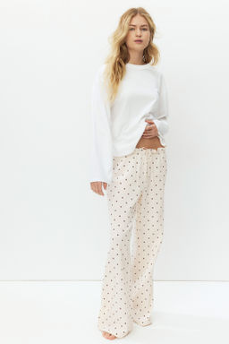 Pantal?n de pijama en muselina - H&m фото 4