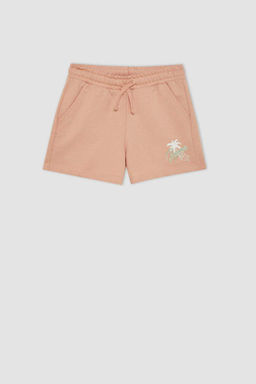 Базовые шорты из двух предметов для девочек - Defacto фото 2