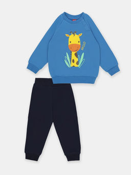 CRB wear/CSBB 90236-42-392 Комплект для мальчика (джемпер, брюки),синий/Ex.Cherubino