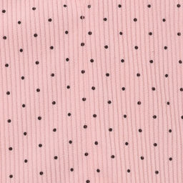 Цена за 134 шт. Ткань микровельвет «Горошек», 100% п/э, 140 г/м², шир. 150 ± 5 см, розовая