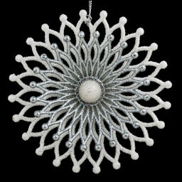 Цена за 1 шт. Украшение ErichKrause Decor Снежинка двухслойная 10.5см