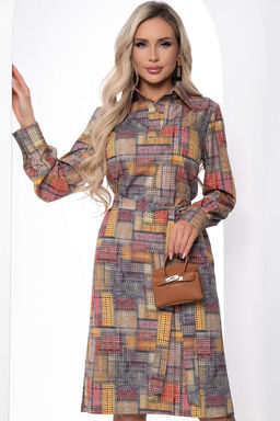 Платье Тетрис по-новому (мультиколор) П8677