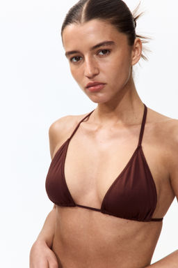 Top de bikini triangular acolchado - H&m фото 2