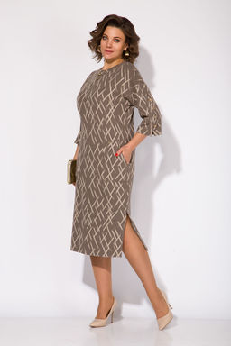 Платье Liliana 1478 капучино  фото 5